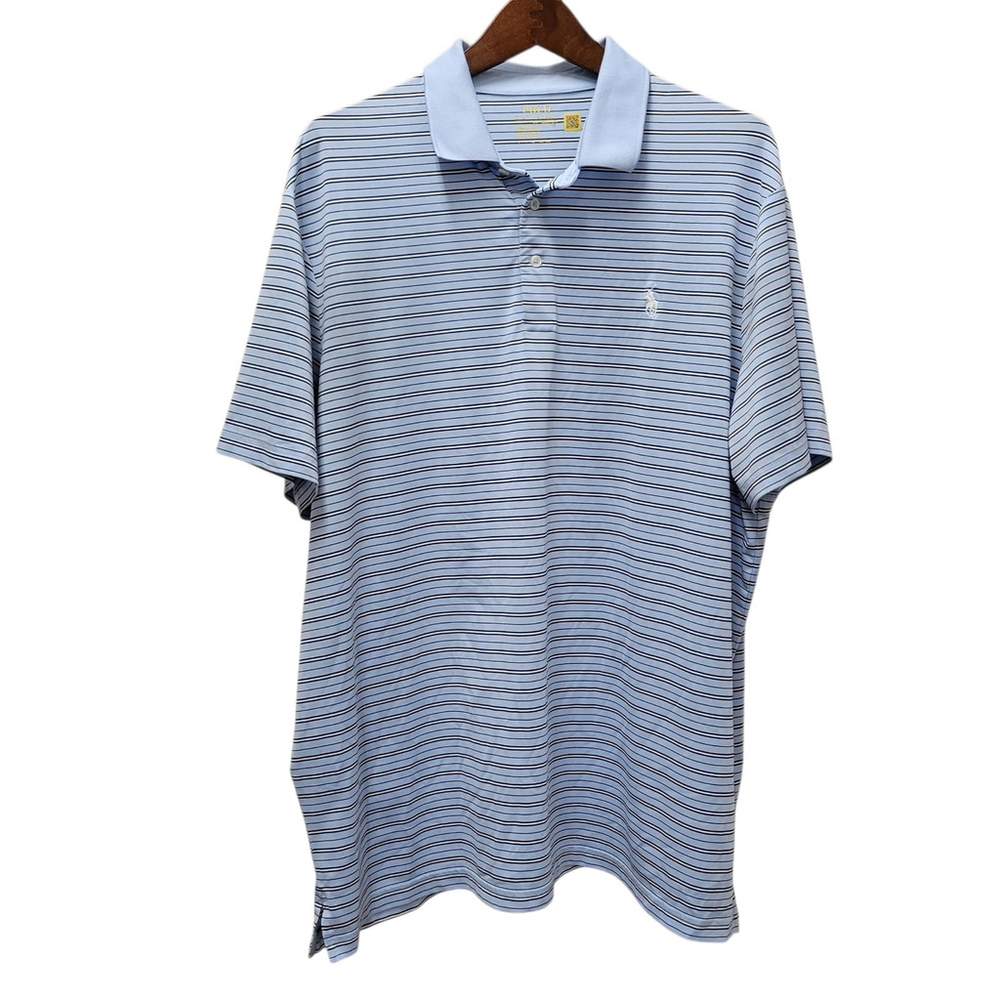 Polo Ralph Lauren Men's Striped Polo Shirt Size 2XL Pre-owned Condition